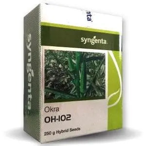 Oh-102 Bhendi (Okra) ( 102 भिन्डी ) - Dark Green Pods, High Yield, Yvmv Tolerant 1