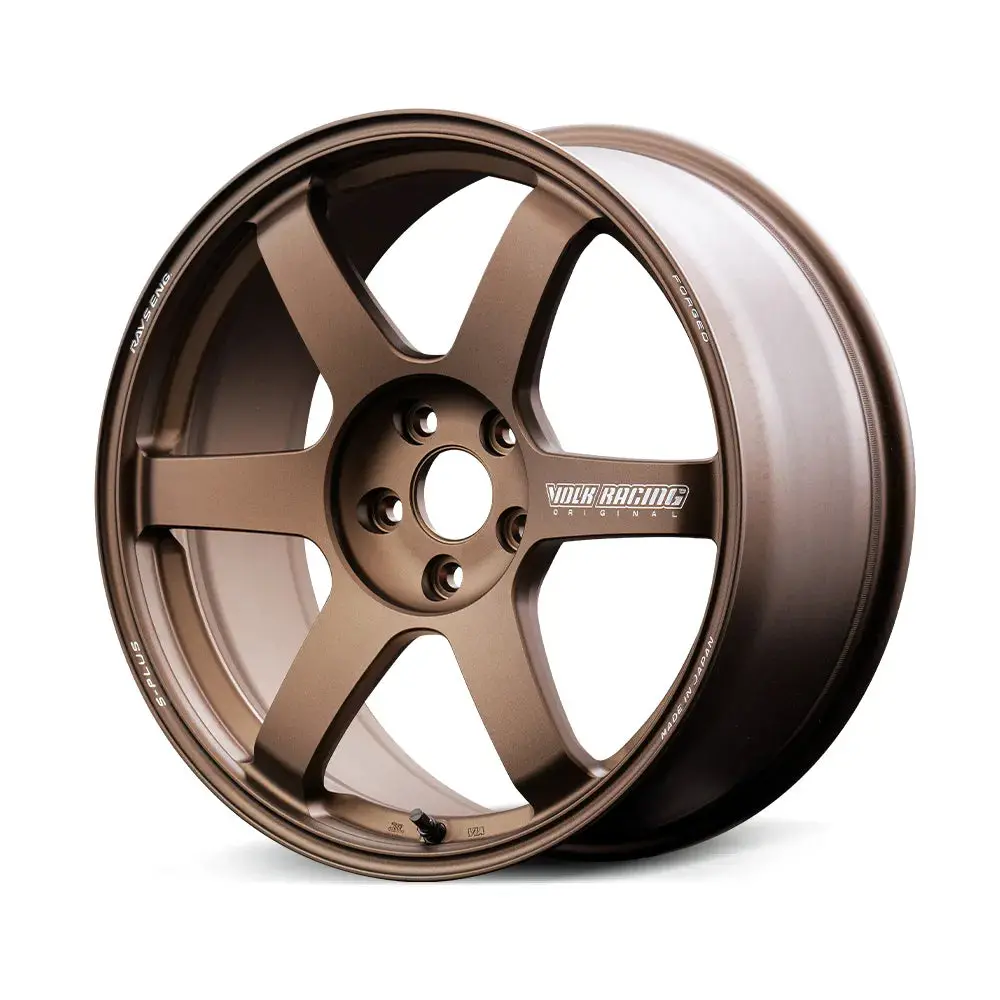Rays Volk Racing Te37 Saga S-Plus Bronze Almite Wheel Set (20 X 10" +30 / 20 X 12" +20) Fits Nissan R35 Gtr 1