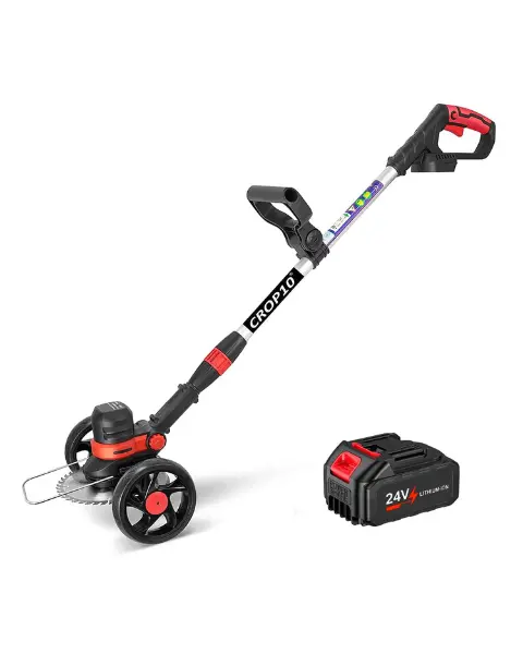 Crop 10 Cordless Electric Portable Grass Cutter 3-In-1 Mower, Grass Trimmer & Weed Cutter| 24V 4Ah Li-Ion Battery Powered 1