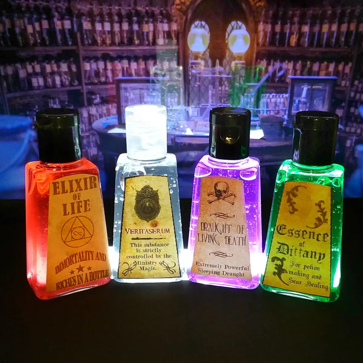Four Pocket Potion Hand Sanitizers- Set 1 1