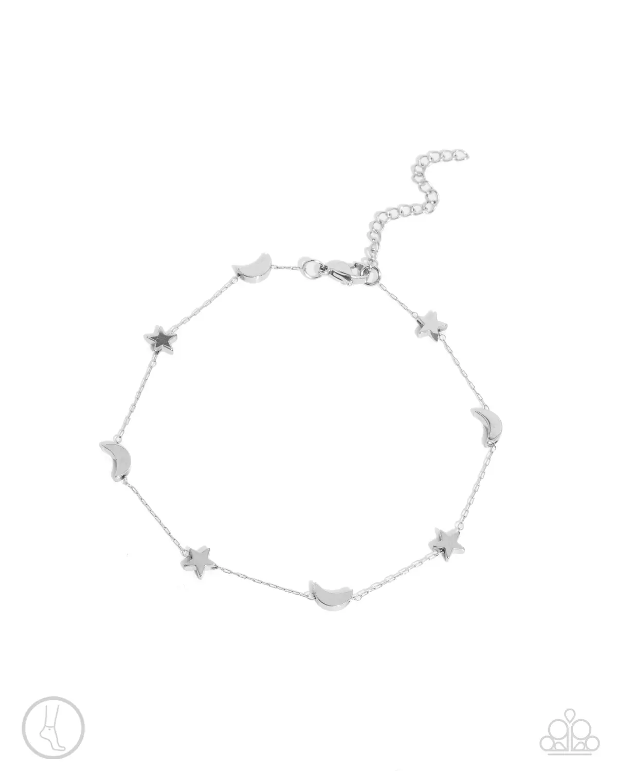 Paparazzi Cosmic Craze - Silver (Anklet) 1