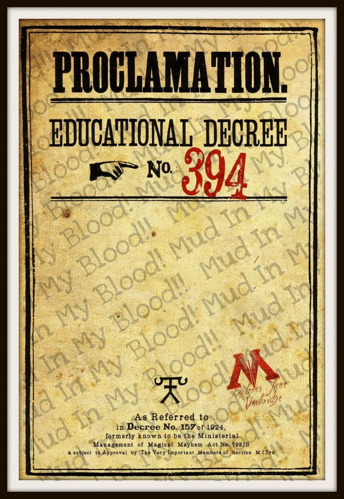 Create Your Own Decree Poster 1