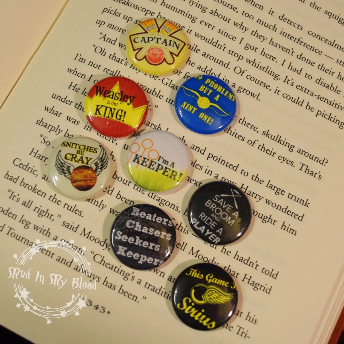 Wizard Sport 1" Pin-Back Button Mix 1