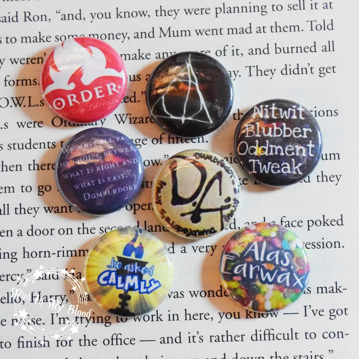 Headmasters Wisdom 1" Pin Back Button Mix 1