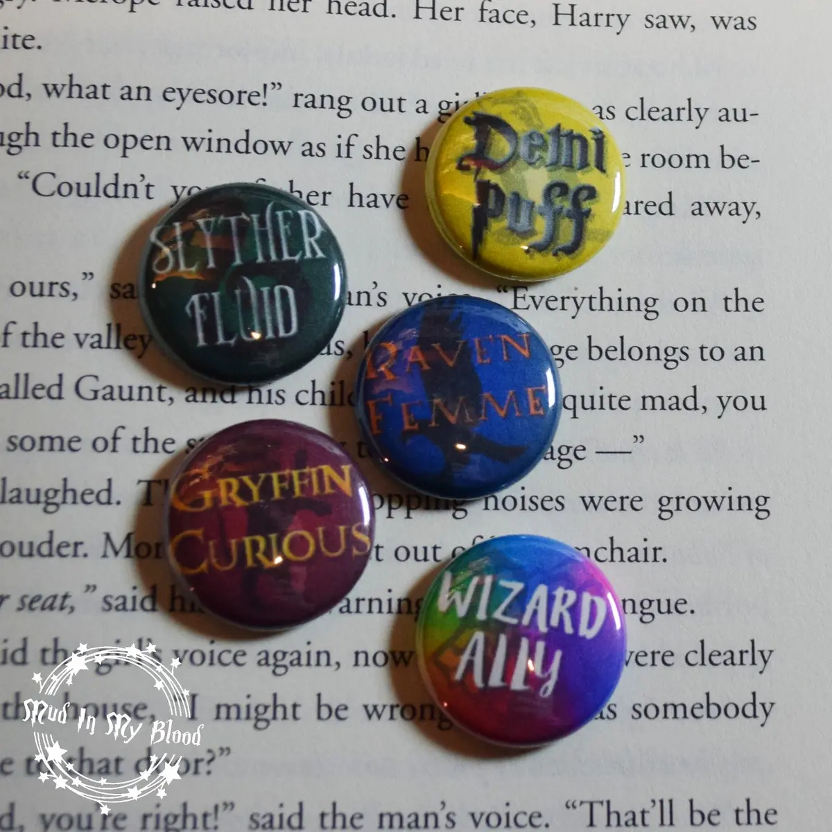 House "Orientations" 1" Pin Back Button Mix 1