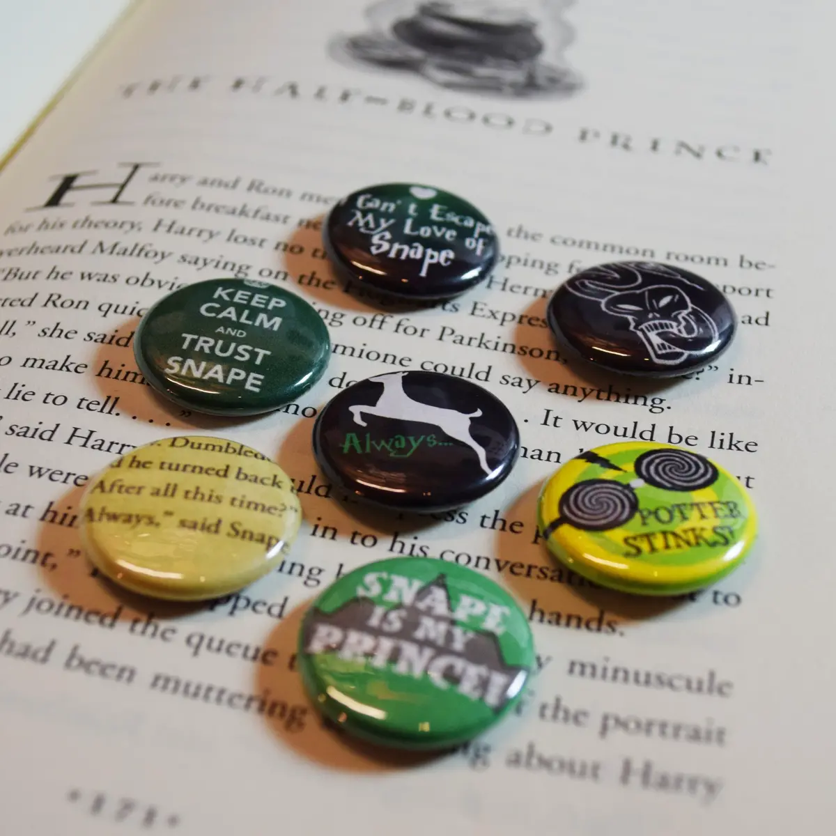 Potions Master 1" Pin Back Button Mix 1