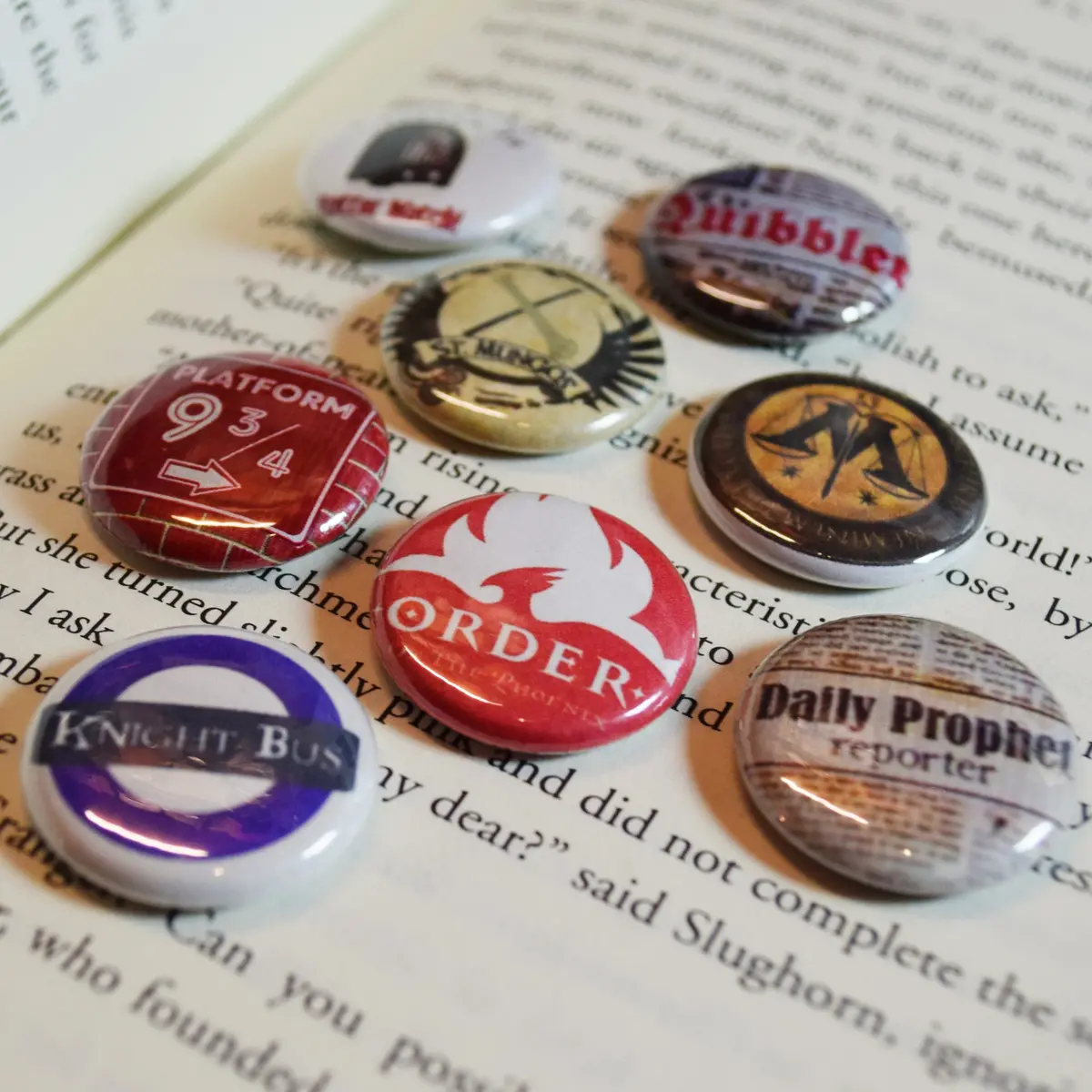 Wizard Culture 1" Pin Back Button Mix 1
