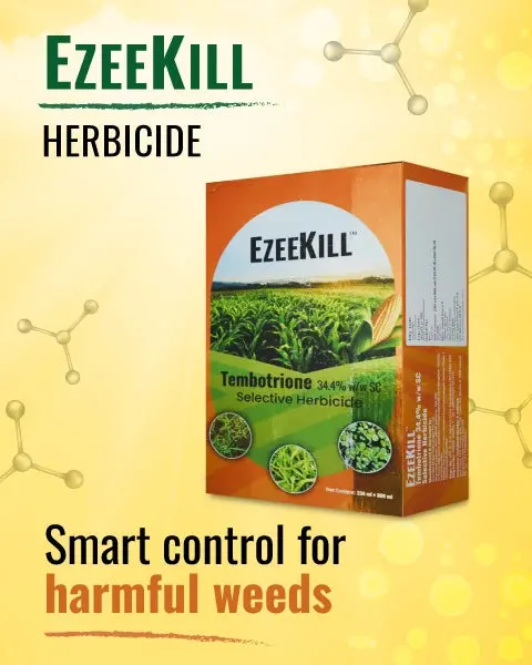 Ezeekill Herbicide - Tembotrione 34.4% Sc For Maize: Fast, Effective Post Weed Control 1