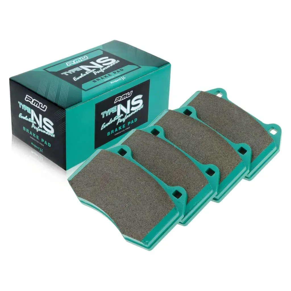 Project Mu Ns-Ep Front Brake Pads Fits Honda Integra Dc5 Type R, Nissan R32/R33/R34 Skyline Gtr, C34 Stagea 260Rs & Z33 350Z Track Edition (Brembo) 1