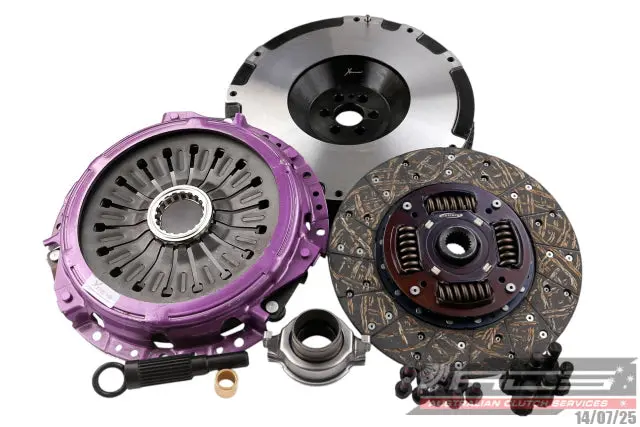 Xtreme Heavy Duty Organic Single Mass Flywheel Clutch Kit Nissan R34 Skyline Gtr (Rb26dett) 1