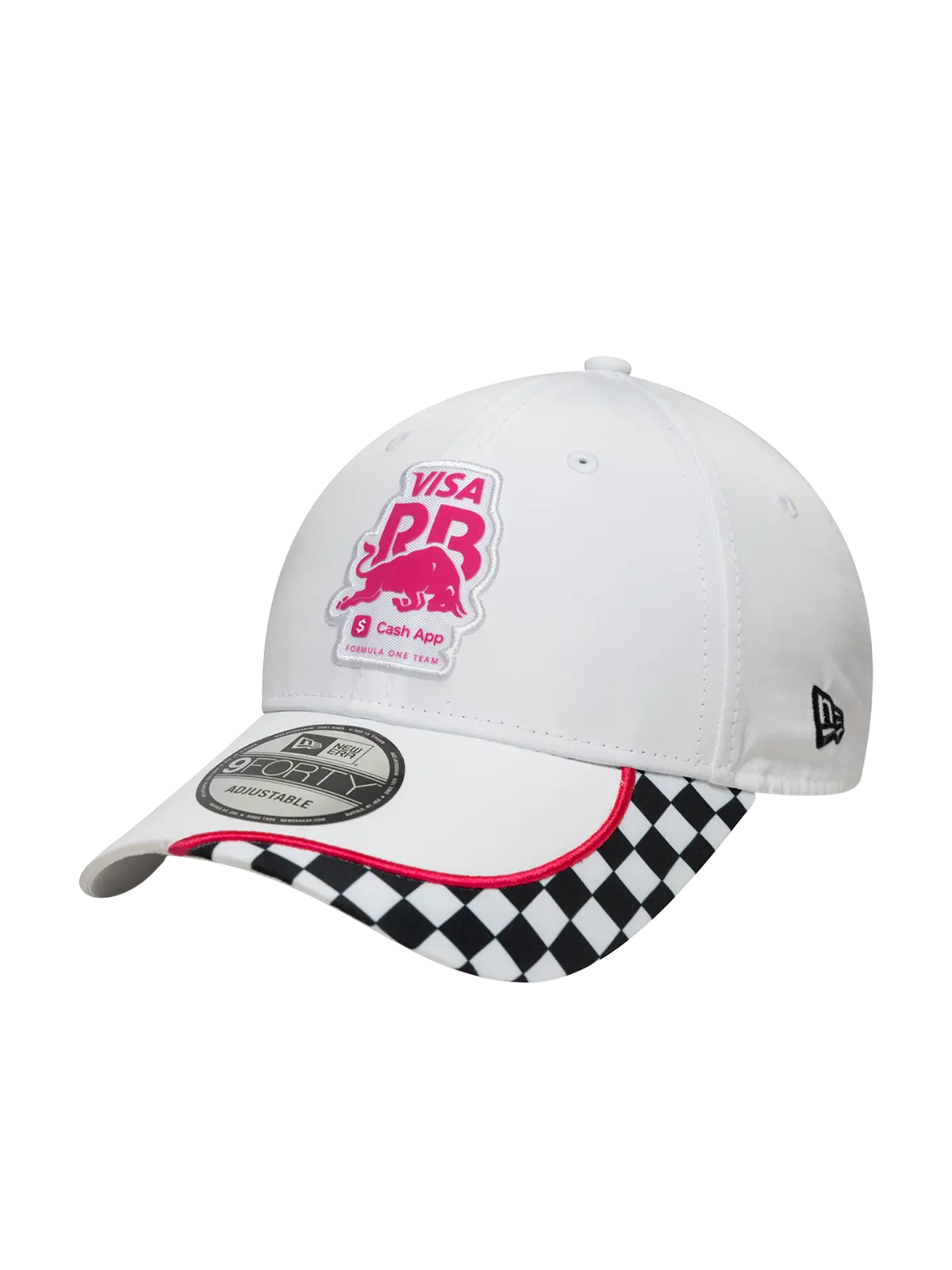 Visa Cash App Racing Bulls New Era 9Forty Checkerboard Hat 1