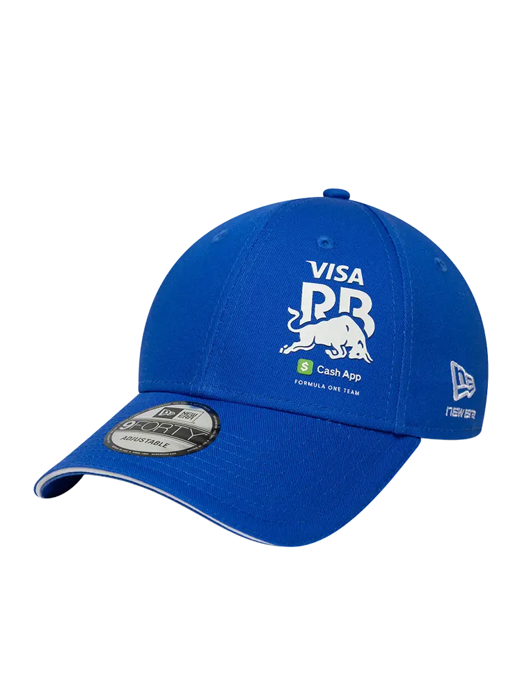 Visa Cash App Racing Bulls New Era 9Forty Essential Blue Hat 1