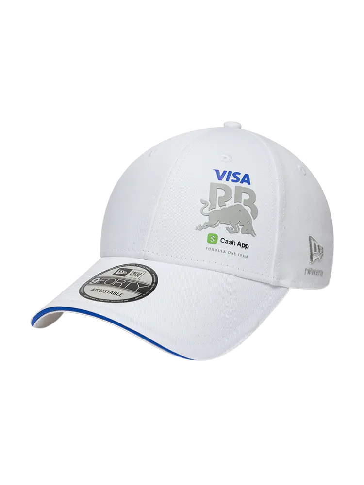 Visa Cash App Racing Bulls New Era 9Forty Essential White Hat 1