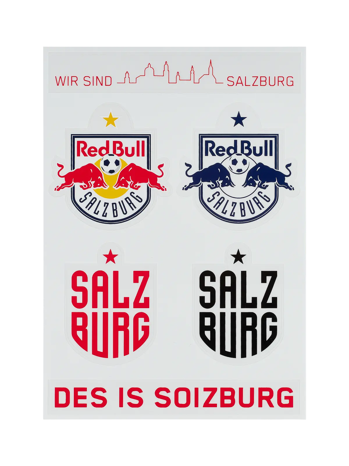 Fc Red Bull Salzburg Sticker Set 1
