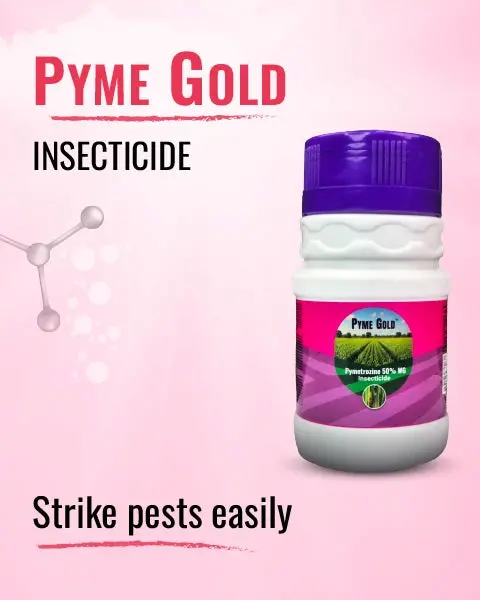 Pyme Gold Insecticide – Bph In Paddy & Sucking Pests In Cotton, Chilli (Pymetrozine 50% Wg) 1