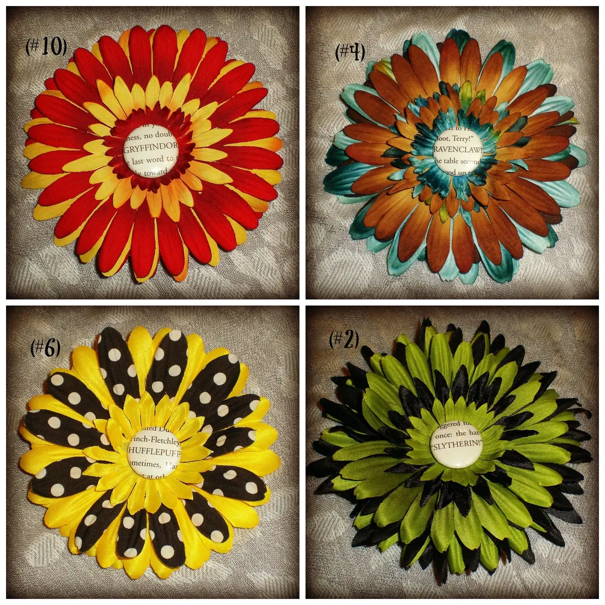 Hair Or Collar House Flower Clip 1