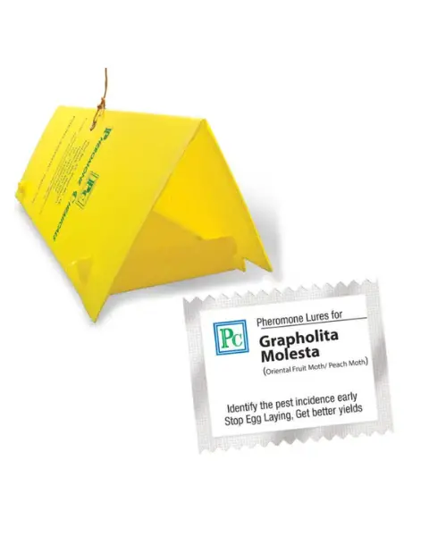Pheromone Delta Trap And Lure Complete For Grapholita Molesta (Oriental Fruit Moth) - 10Pack 1