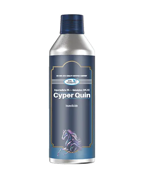 Agriventure Cyper Quin (Cypermethrin 3% + Quanialphos 20%) Insecticides 1