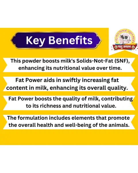 Pashu Svasth Fat Power (Boost Milk, Fat & Snf Naturally) Feed Supplements 2