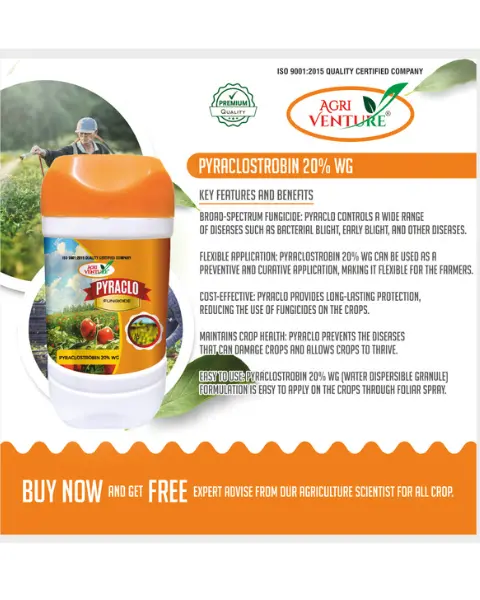 Agriventure Pyraclo (Pyraclostrobin 20% Wg) Fungicides 4