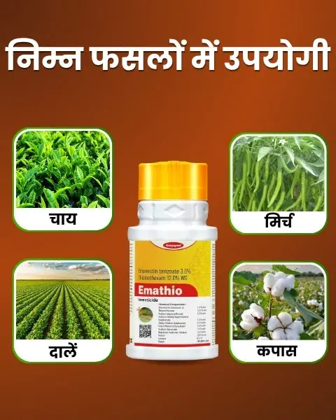 Katyayani Emathio (Emamectin Benzoate 3% + Thiamethoxam 12% Wg) Insecticides 4