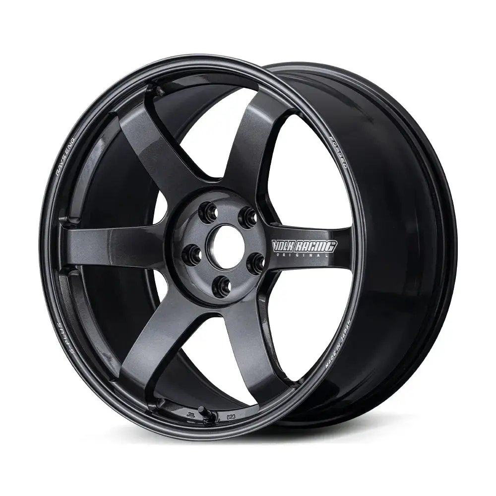 Rays Volk Racing Te37 Saga S-Plus (Diamond Dark Gunmetal) Wheel Set (20 X 10" +30 / 20 X 12" +20) Fits Nissan R35 Gtr 1