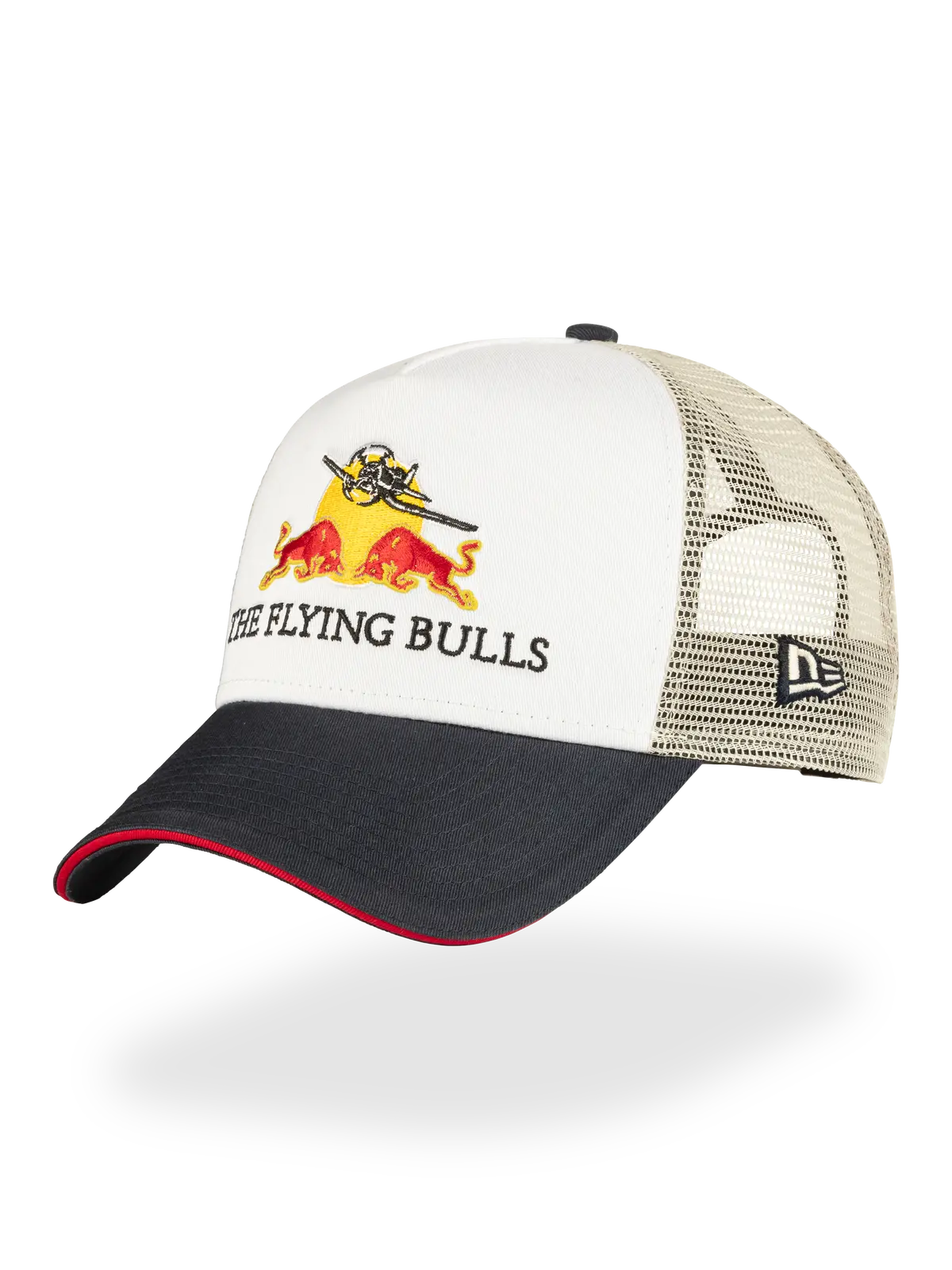 The Flying Bulls New Era White Frame Trucker Hat 1