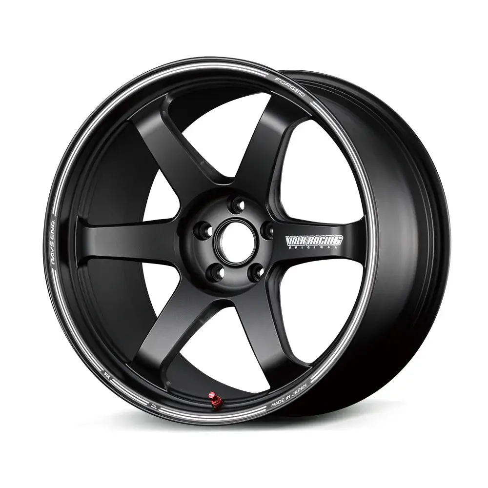 Rays Volk Racing Te37 Ultra Track Edition Ii (Blast Black) Wheel Set 20"X10 +30 / 20"X11 +15 Fits Nissan R35 Gtr 1