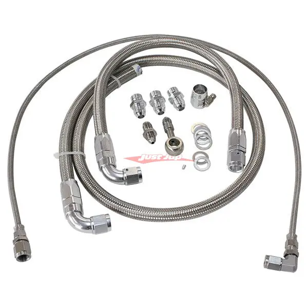 Aeroflow Turbo Oil & Water Line Set Af30-1001 Fits Nissan S13 Silvia & 180Sx (Sr20det) 1