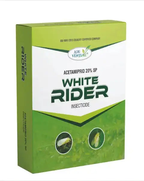 Agriventure White Rider Acetamiprid 20% Sp Insecticide - Manage Sucking Pests Like Thrips, Whiteflies 1