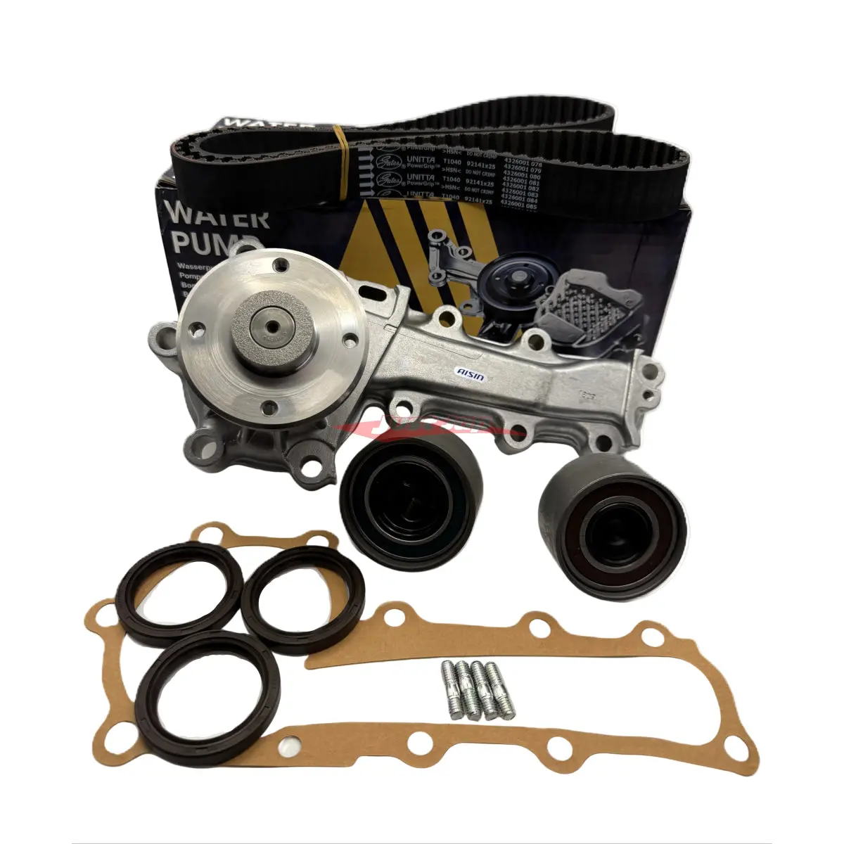 Aisin Water Pump & Gates Oe Gates Racing Timing Belt Kit Fits Nissan R31/R32 Skyline, A31 Cefiro & C32/C33 Laurel (Rb20/Rb25de/Rb26dett) 1