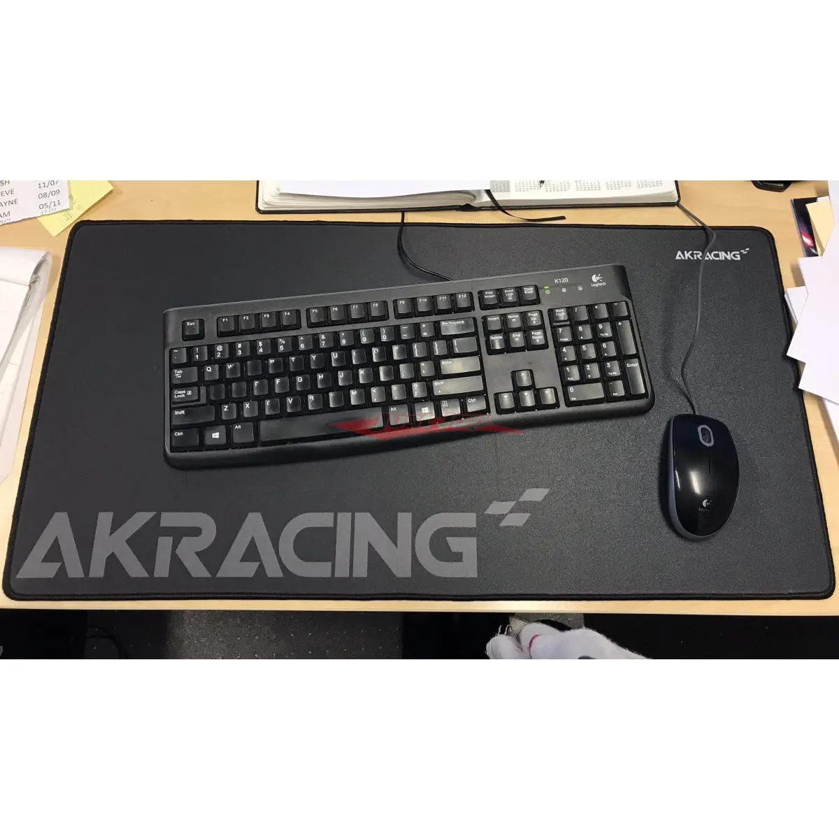 Ak Racing Gaming Keyboard / Mouse Pad - Grey 1