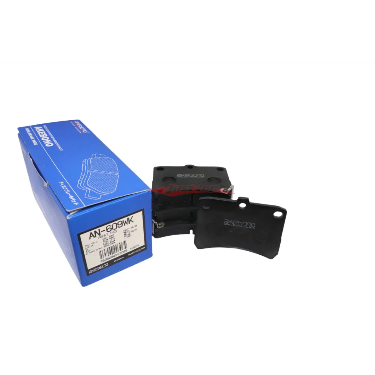 Akebono Front Brake Pad Set Fits Daihatsu S500/S510 Hi-Jet 2015+ 1