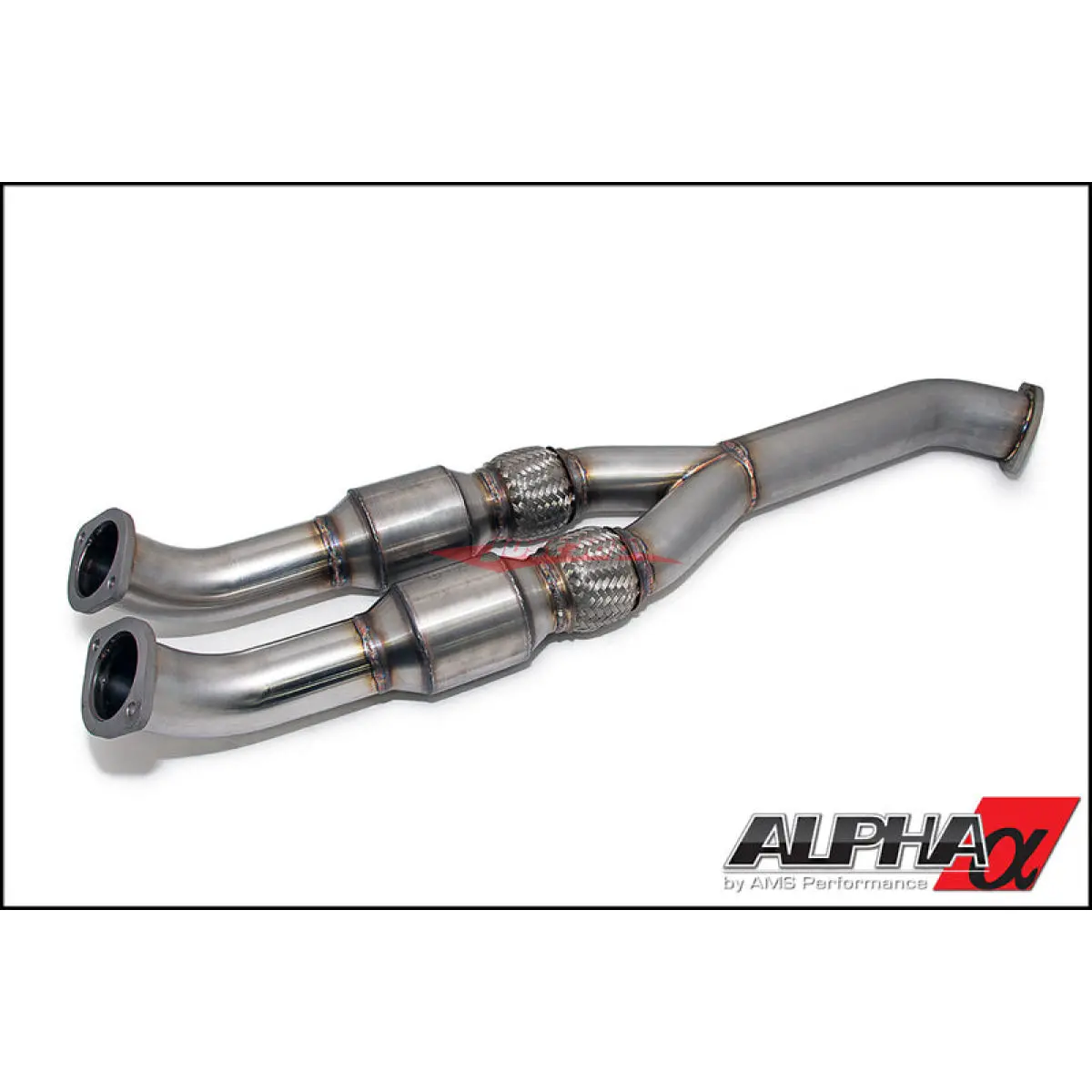 Ams Alpha Peformance 90Mm Centre Mide Y Pipe (90Mm Catalytic Converted) Fits Nissan R35 Gtr 1