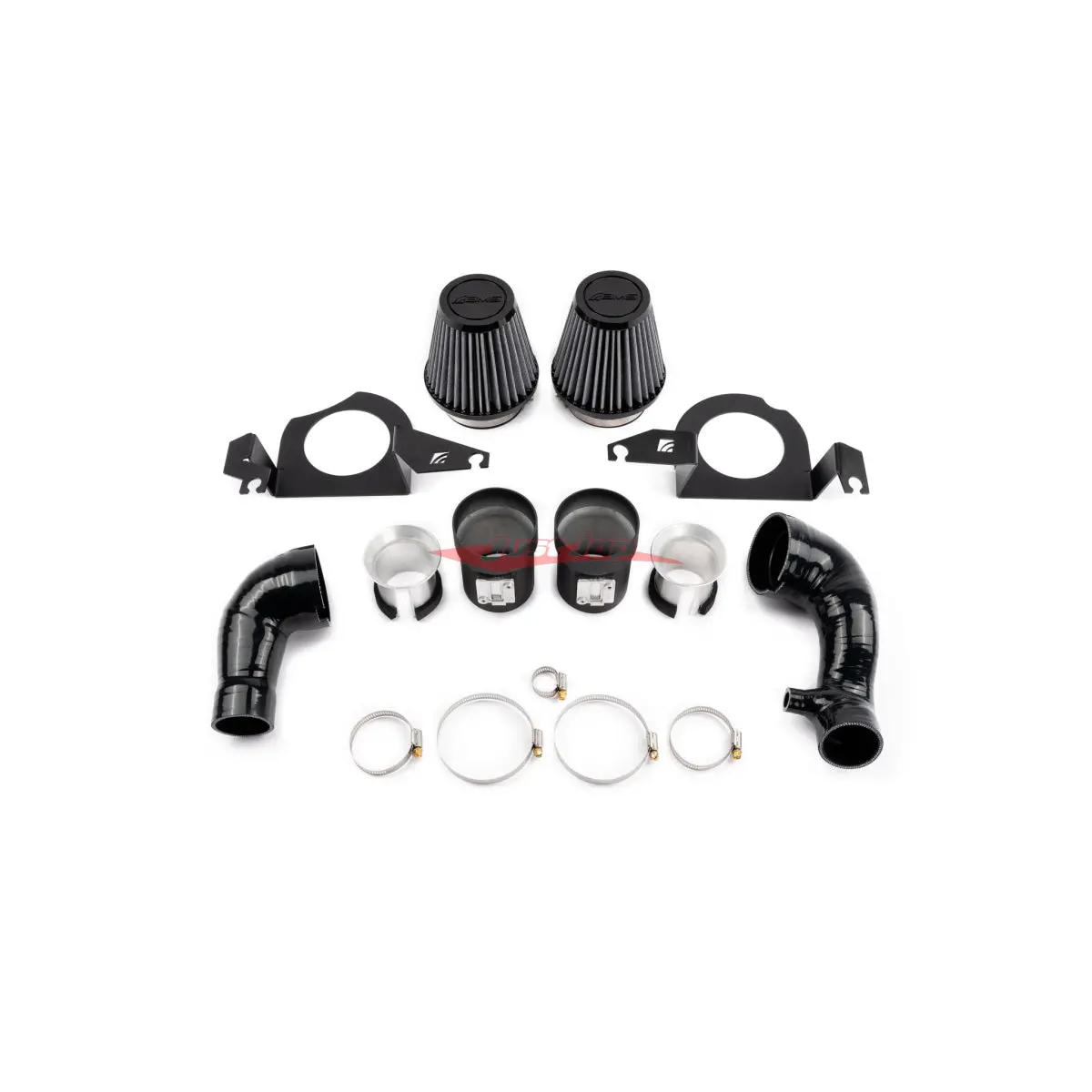 Ams Alpha Performance 80Mm Air Intakes Fits Nissan Z Rz34 (Vr30ddtt) 1