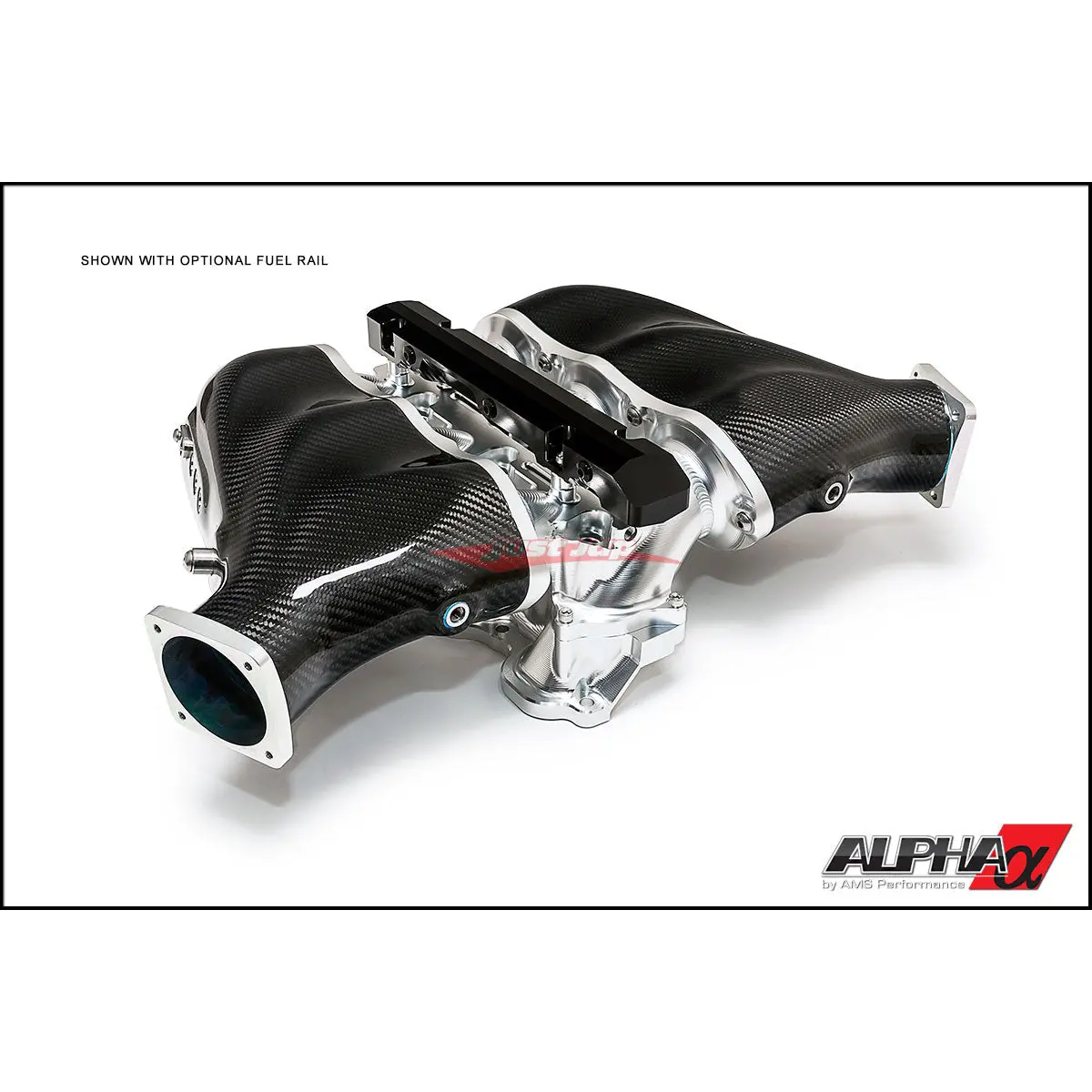 Ams Alpha Performance Carbon Fiber / Billet Intake Manifold Fits Nissan R35 Gtr 07- 1