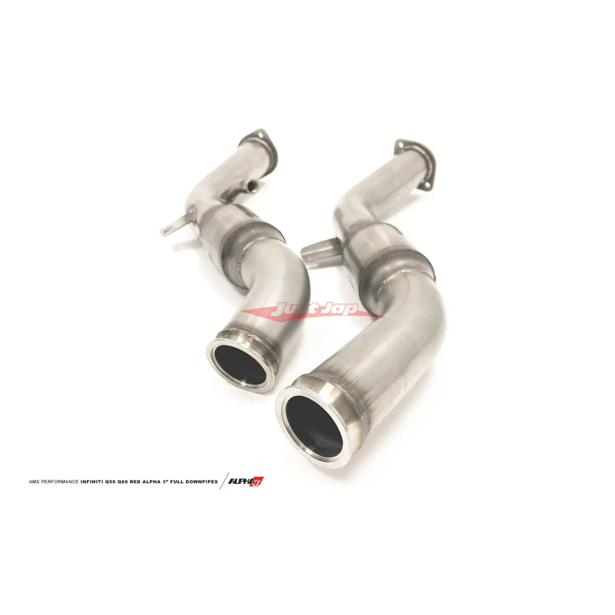 Ams Alpha Performance Full Street Race Down Pipes Fits Infinti Q50/Q60, Nissan Skyline 400R Rv37 & Nissan Z Rz34 (Vr30ddtt) 1