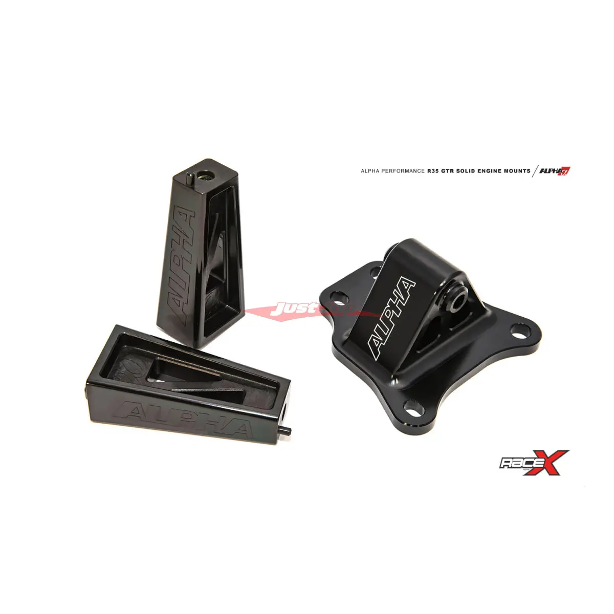 Ams Alpha Performance Race X Solid Engine Mounts Fits Nissan R35 Gtr Vr38dett 1