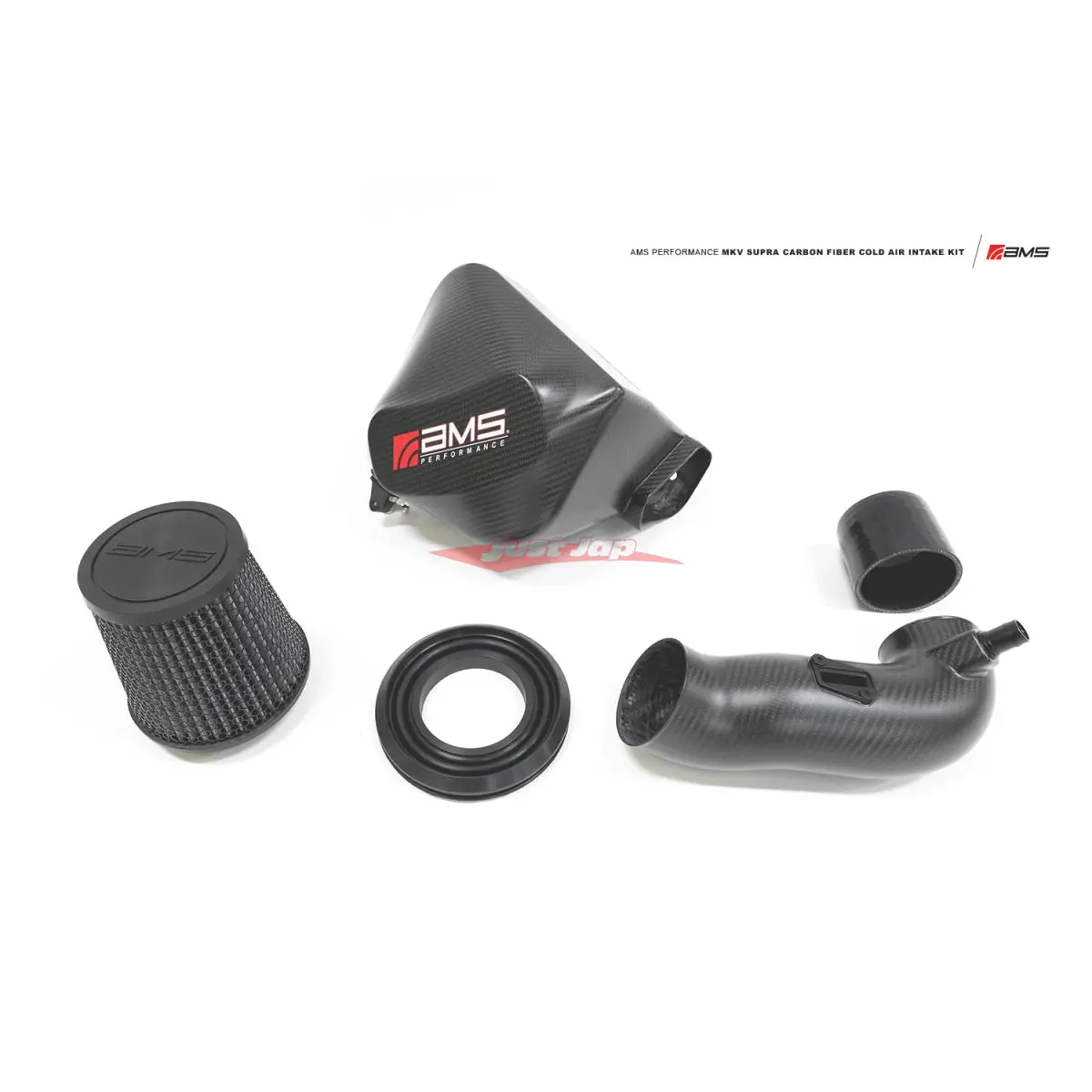 Ams Alpha Performance Carbon Fibre Cold Air Intake System Fits Toyota Supra Mkv A90 1