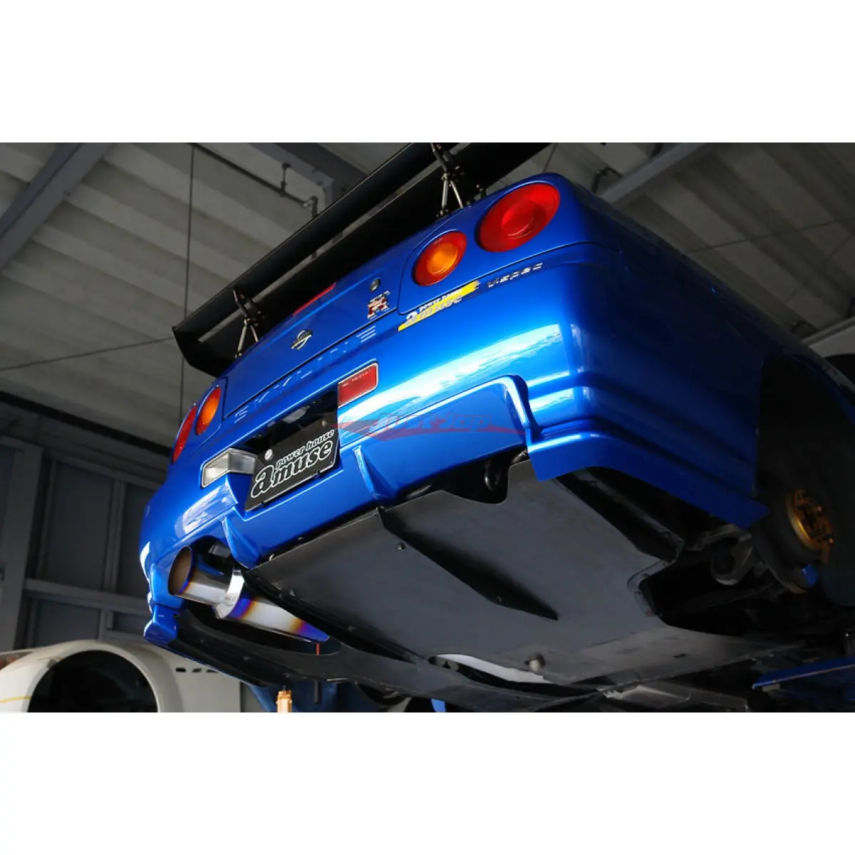 Amuse R1 Titan 90Mm Spec Stti Exhaust Fits Nissan R33 Skyline Gtr 1