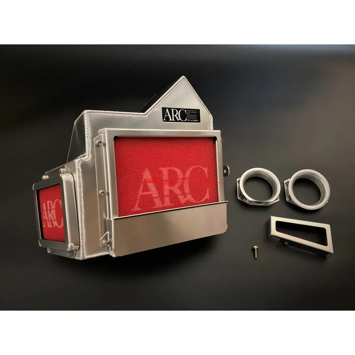 Arc Brazing Super Induction Alloy Air Box Fits Nissan Skyline Gtr Bnr32 1