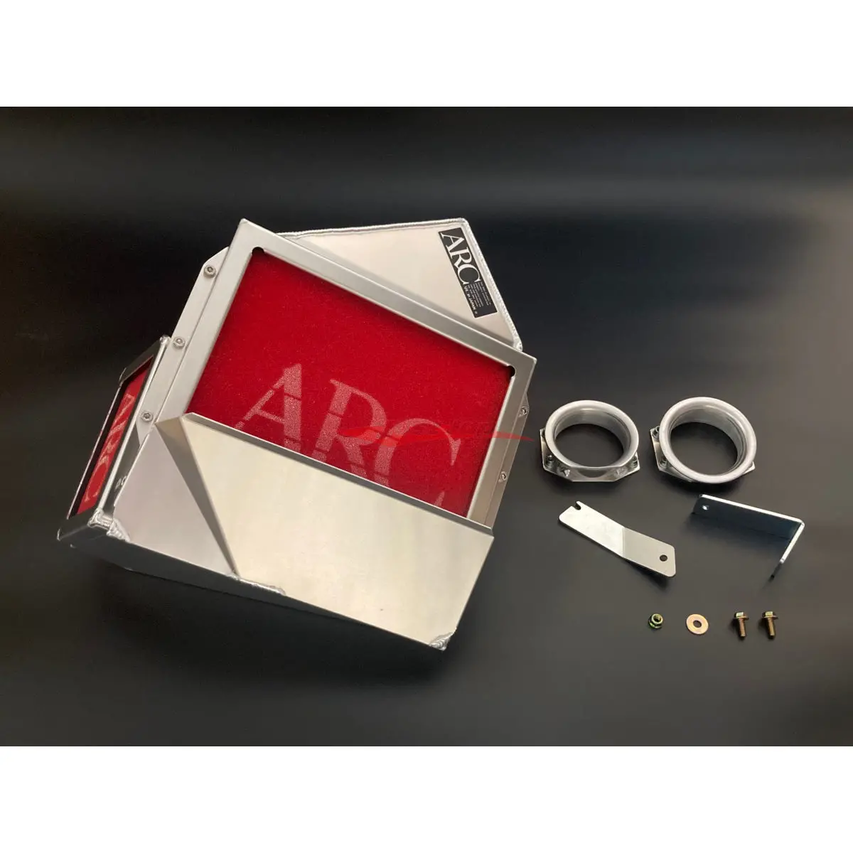 Arc Brazing Super Induction Alloy Air Box Fits Nissan Skyline Gtr Bnr34 1