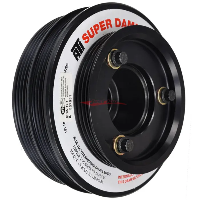 Ati Super Damper Harmonic Balancer Fits Nissan S13/S14/S15 Silvia, 180Sx & 200Sx (Sr20de/T) 1