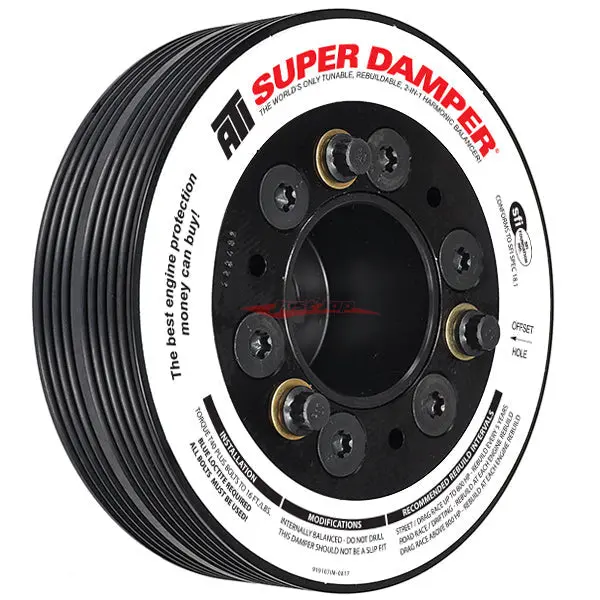 Ati Super Damper Harmonic Balancer Fits Subaru Wrx Ej20 / Ej22 / Ej25 1