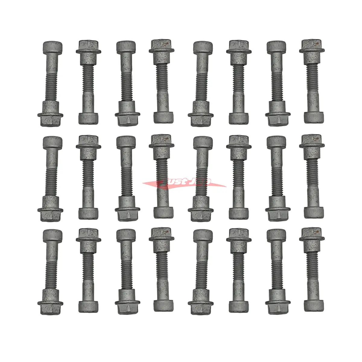 Attkd Big Brake Kit Front Brake Rotor Centre Hat Bolt & Nut Set (24Pce) - M6 X 1.25 / 25Mm 1