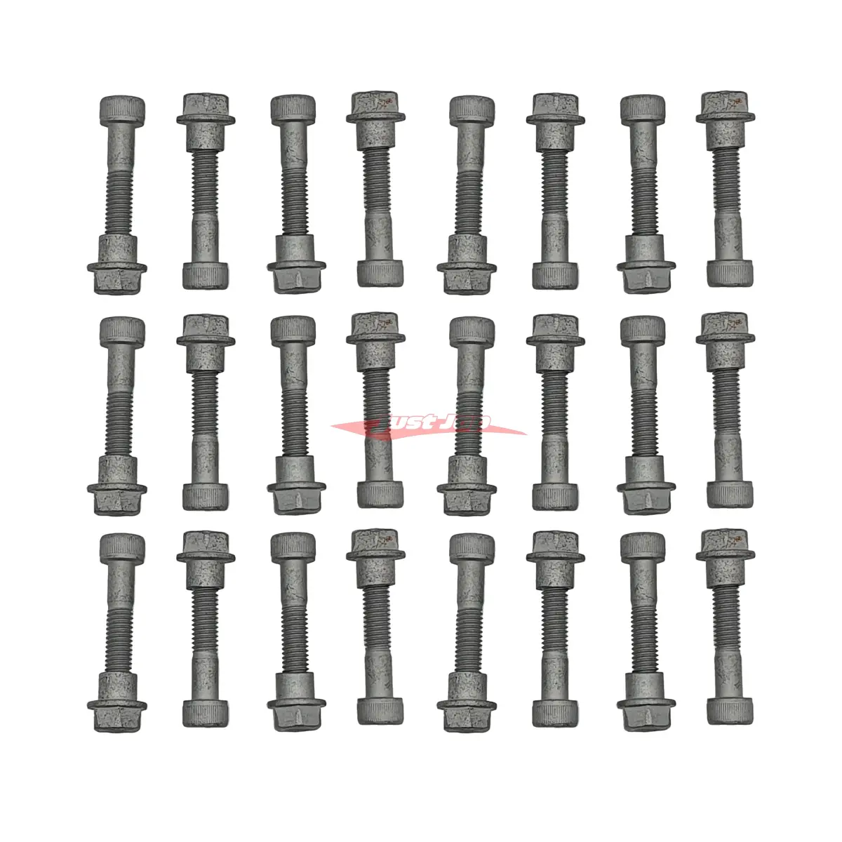 Attkd Big Brake Kit Rear Brake Rotor Centre Hat Bolt & Nut Set (24Pce) - M6 X 1.25 / 35Mm 1