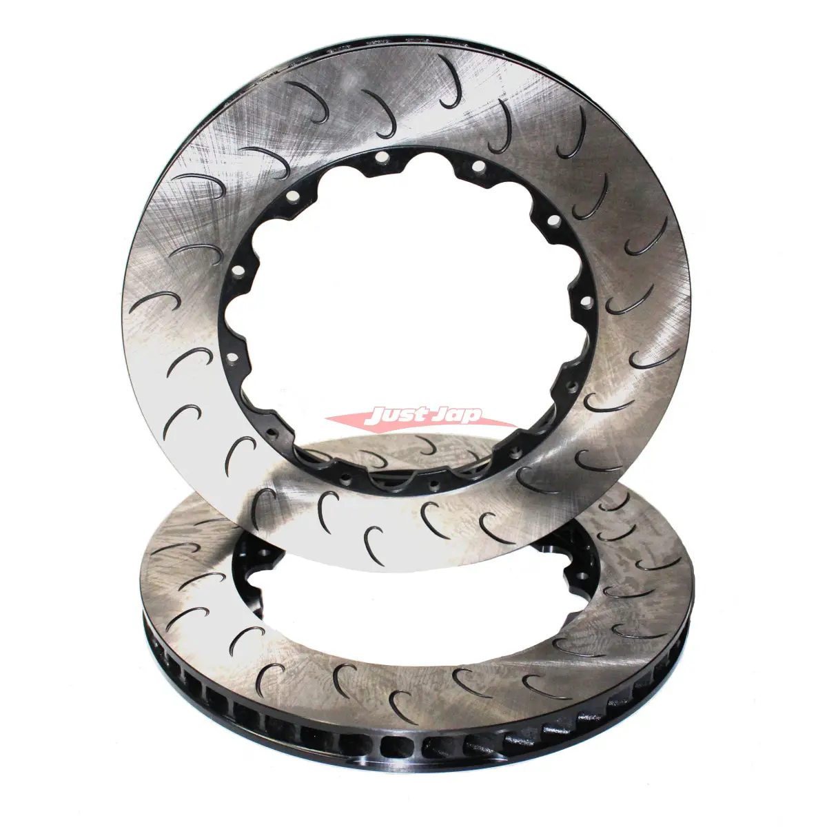 Attkd Front Brake Disc Rotor Set 400Mm (J-Hook) Fits Nissan R35 Gtr (2007-) 1