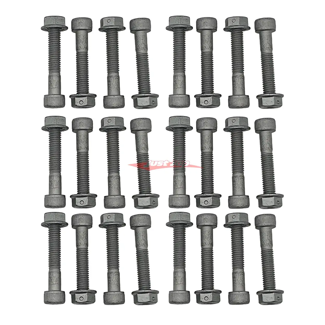 Attkd Front / Rear Brake Rotor Centre Hat Bolt & Nut Set (24Pce) Fits Nissan R35 Gtr 380Mm/390Mm/400Mm 1
