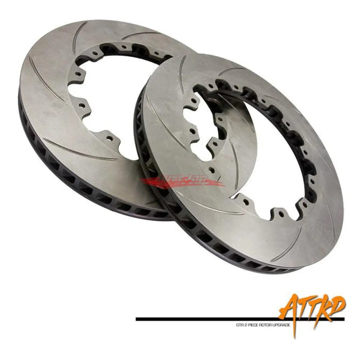 Attkd Rear Bbk Brake Rotor Set - 356Mm X 32Mm (6Mm Centre Hat Holes) 1