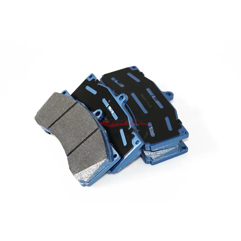 Attkd Sports Compound Brake Pads - Attkd Medium 8 Piston & Big 6 Piston Front Caliper (Blue) 1